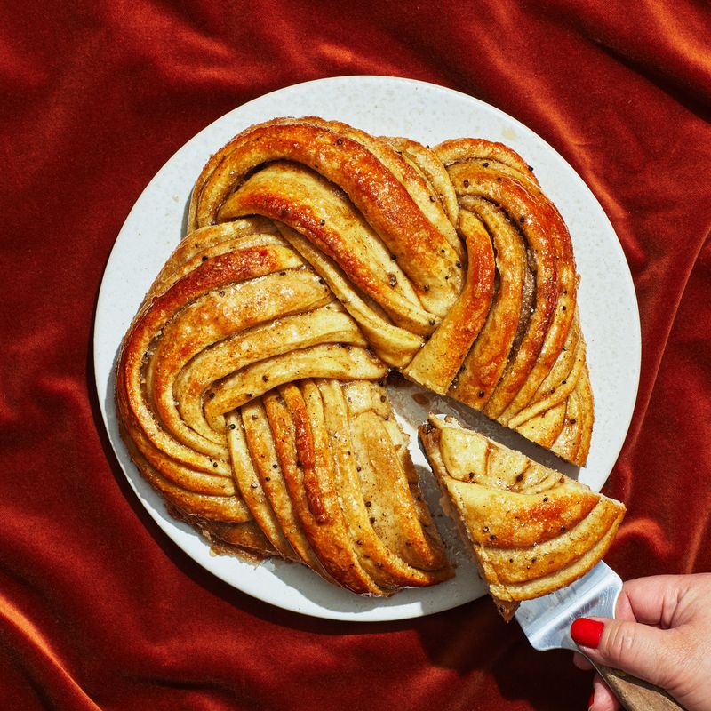 Cardamom Pear Twisted Loaf