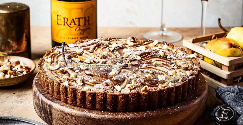 Pear and Hazelnut Frangipane Tart