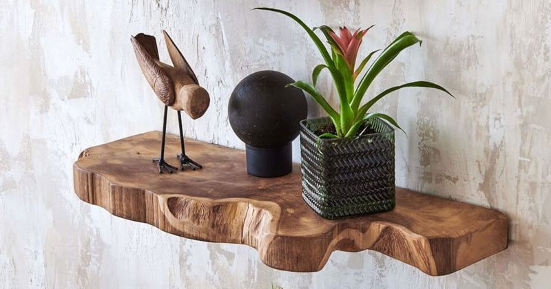 Floating Wooden Shelves