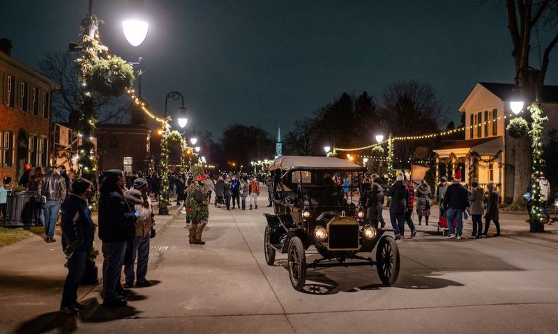 Greenfield Village's Holiday Nights Lantern Procession