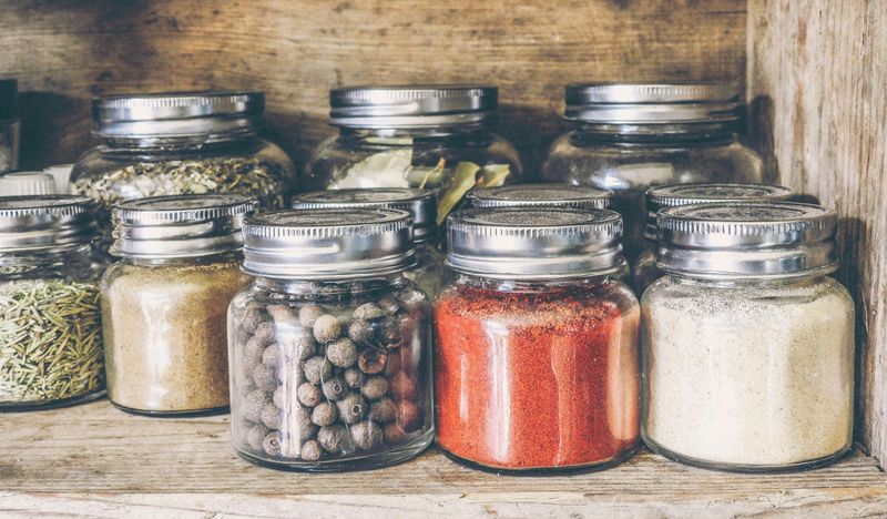 Under-Cabinet Jar Storage