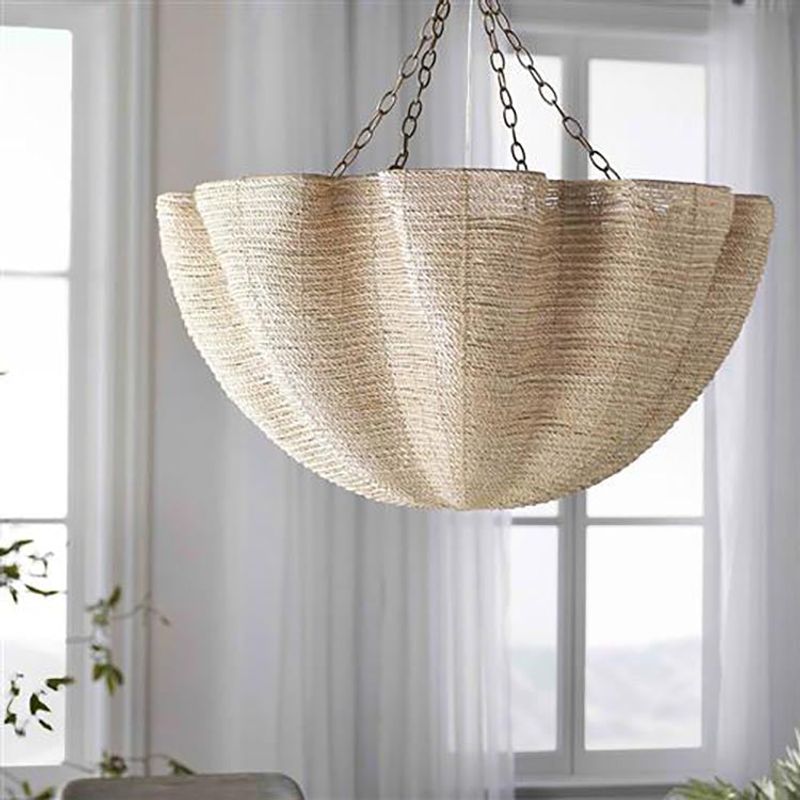 Natural Elegance: Woven Pendant Lighting Brings Warmth And Texture
