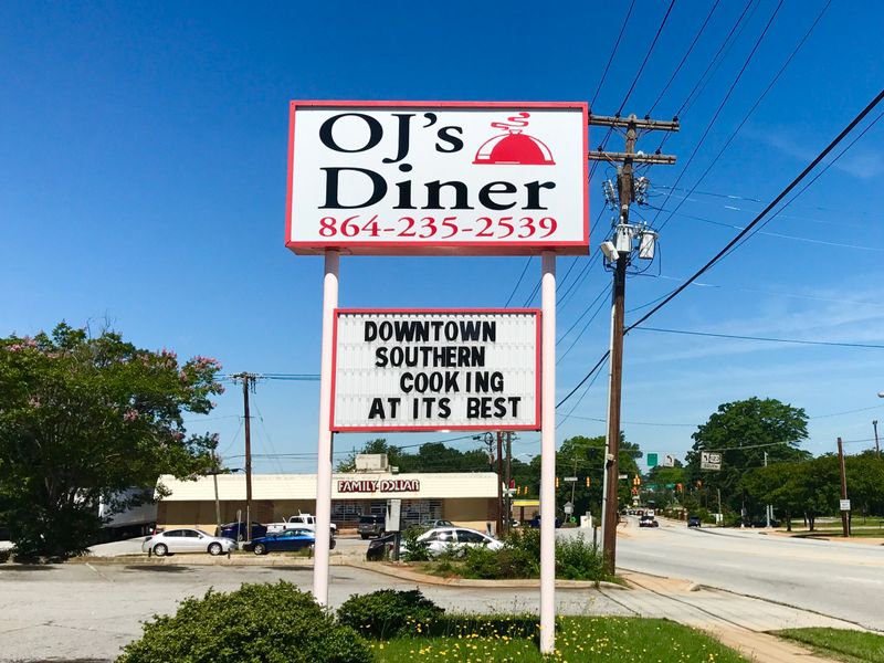 8 South Carolina Meat-And-Three Spots Full Of Flavor - Decor Hint OJ's Diner – Greenville & Easley