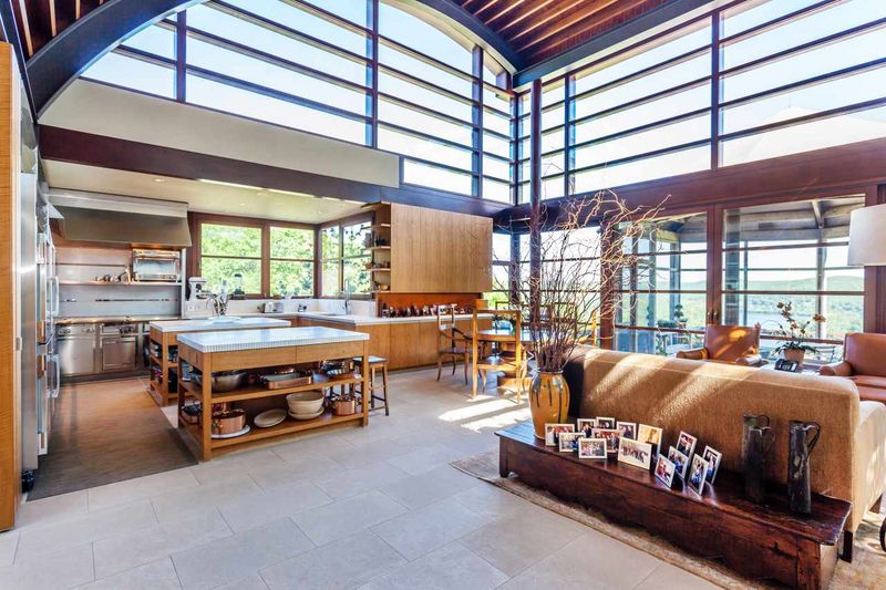 9 Reasons This Tuscan-Style Villa Is Connecticut's Most Serene Lakefront Escape - Decor Hint Gourmet Kitchen With A View
