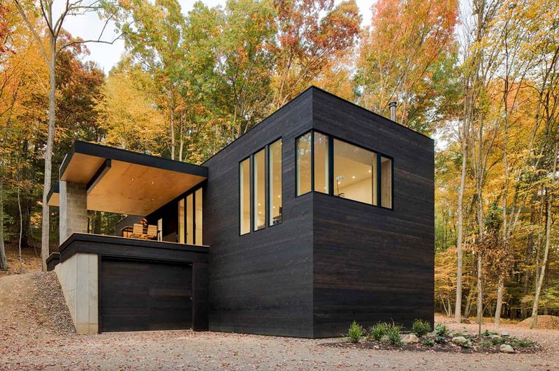 11 Boulder "Japandi" Living Spaces Where Minimalism Meets Warmth - Decor Hint Foothills Farmhouse with Blackened Timber Accents