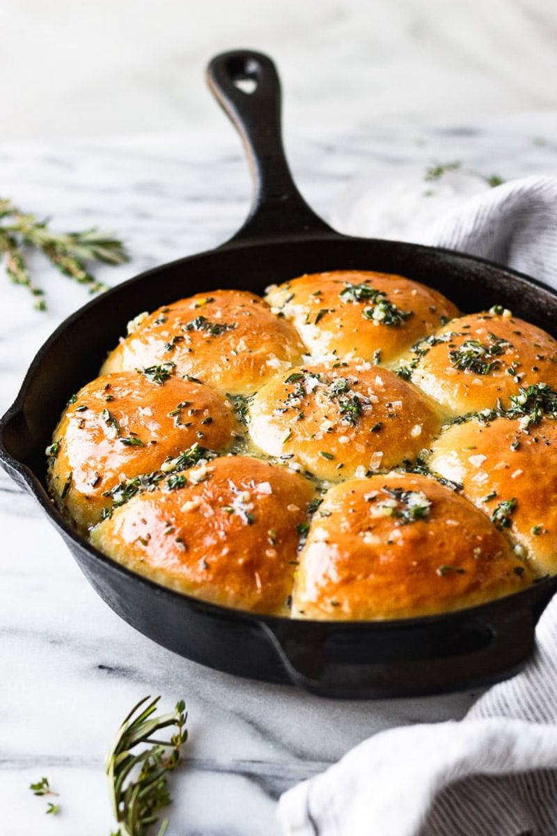 Sourdough and Herb Dinner Rolls