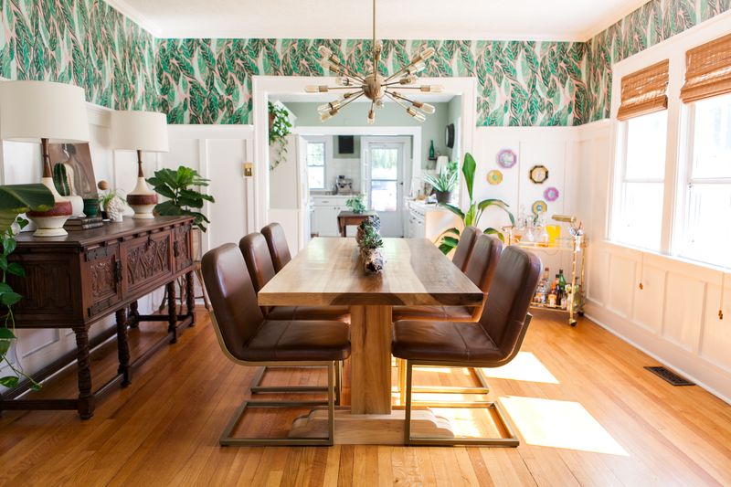 9 Charleston Dining Rooms Where Maximalist Patterns Set The Table - Decor Hint Geometric Jewel Box