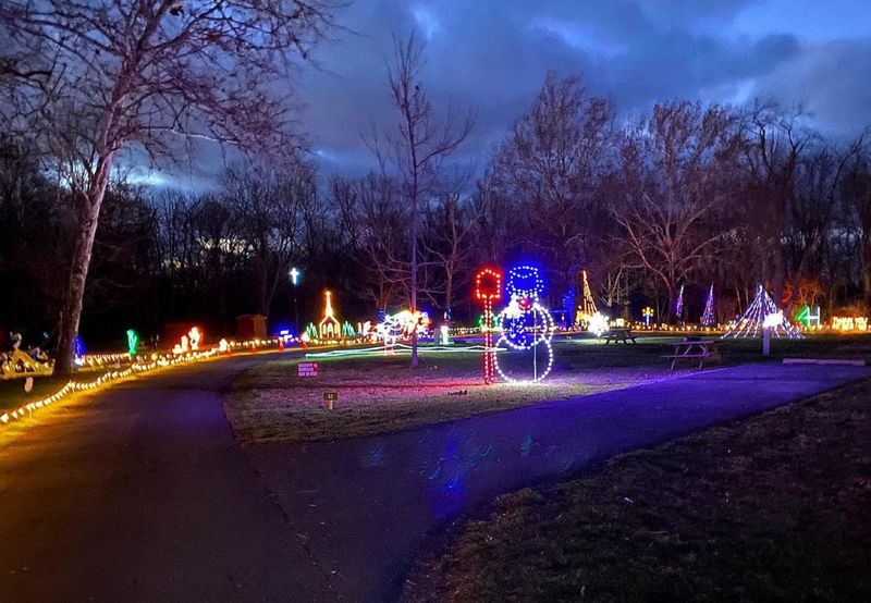Holiday Displays In Indiana State Parks