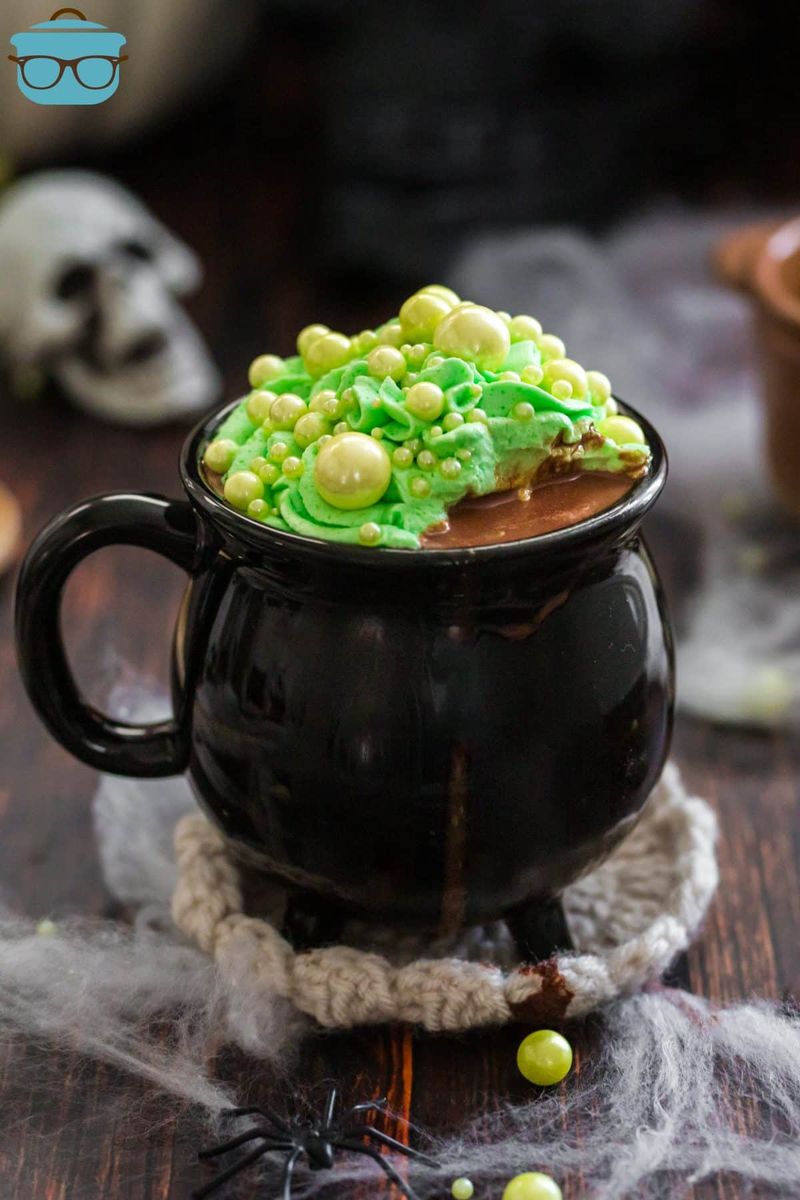 Witch's Brew Hot Chocolate With Peppermint And Chili