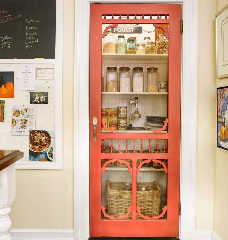 Practical Pantries With Screen Doors