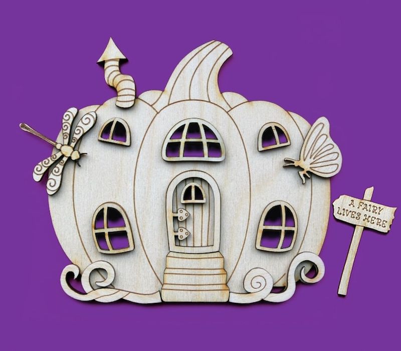Spooky Gothic Fairy Door