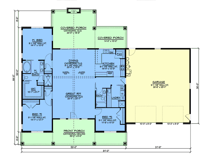 9 Features That Make This 2,030 Sq Ft Oregon Craftsman A Dream Come True - Decor Hint Private Split Bedroom Layout Ensures Peaceful Rest