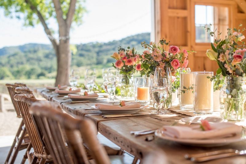 Farm-To-Table Dinner In A Rustic Vineyard