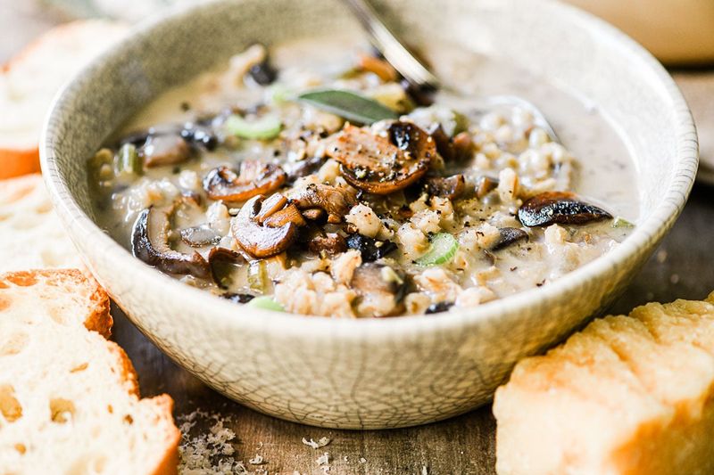 17 Delicious Winter Recipes That Keep Alaska Feeling Like Home - Decor Hint Wild Mushroom Barley Soup