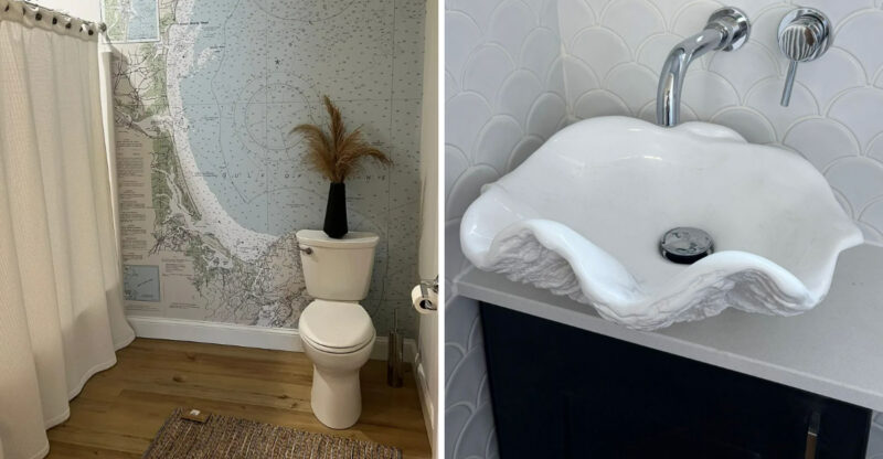 Coastal Maine Bathrooms That Bring Summer Indoors