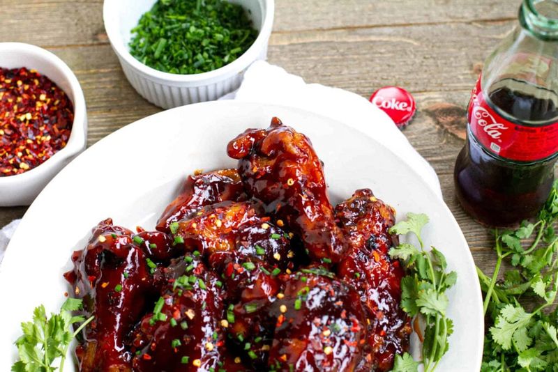 20 Appetizers So Good, Everyone In Georgia Will Beg For The Recipe - Decor Hint Coca-Cola Glazed Chicken Wings