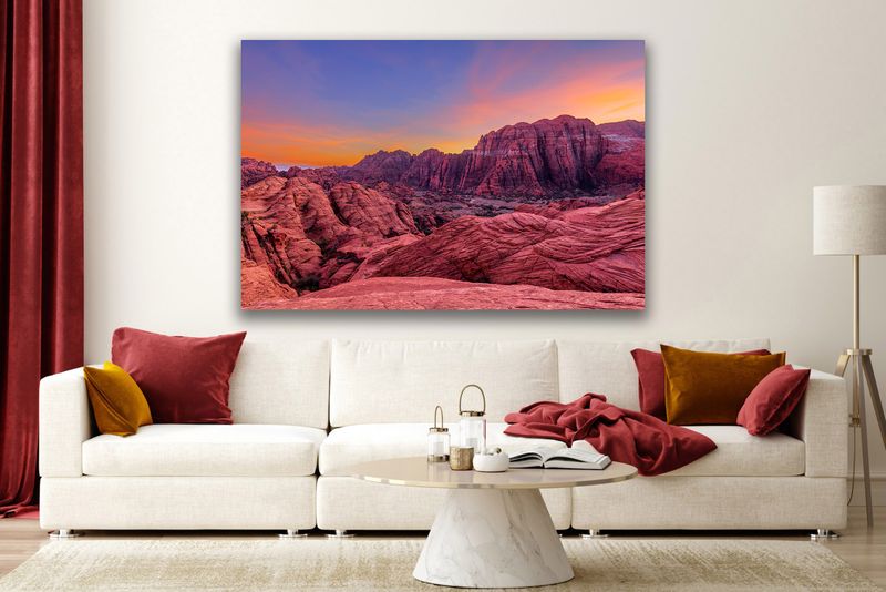 Red Rock Canvas Artwork