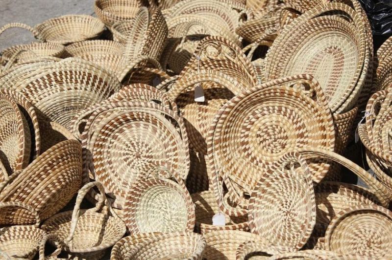 Handwoven Sweet Grass Baskets
