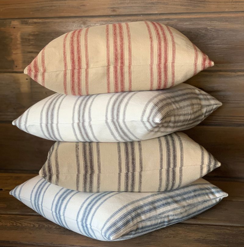 Grain Sack Pillows