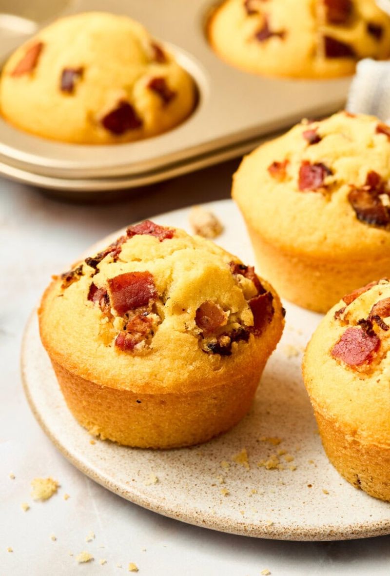 Bacon Cornbread Muffins