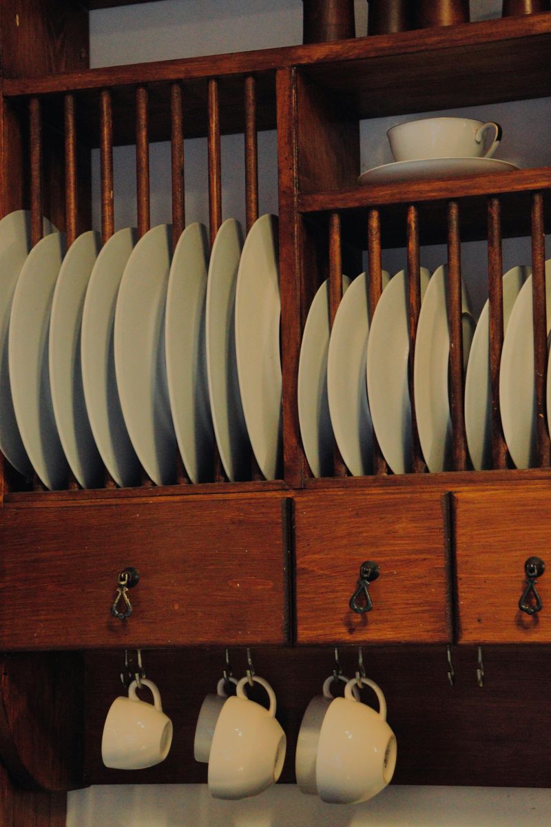 Tension Rods Create Vertical Dividers