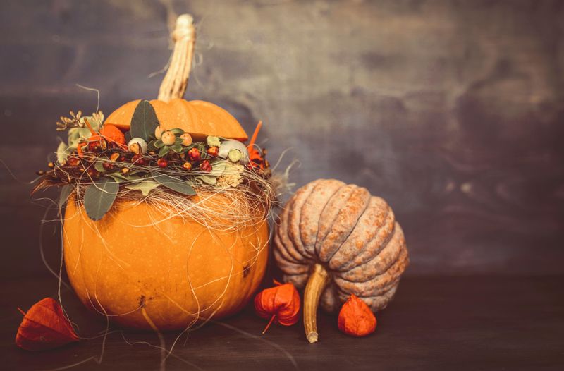 Handcrafted Pumpkin Centerpieces