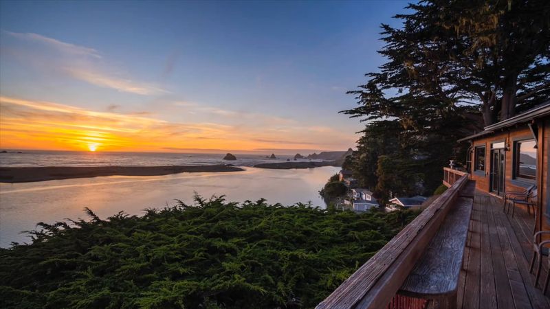 Sunset Dinner By The Russian River