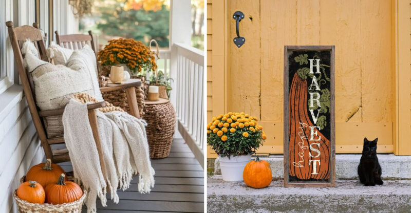 Cozy Porch Decor Ideas For Pennsylvania Farmhouses This Fall