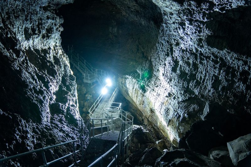 Lava River Cave - The Frozen Underworld River
