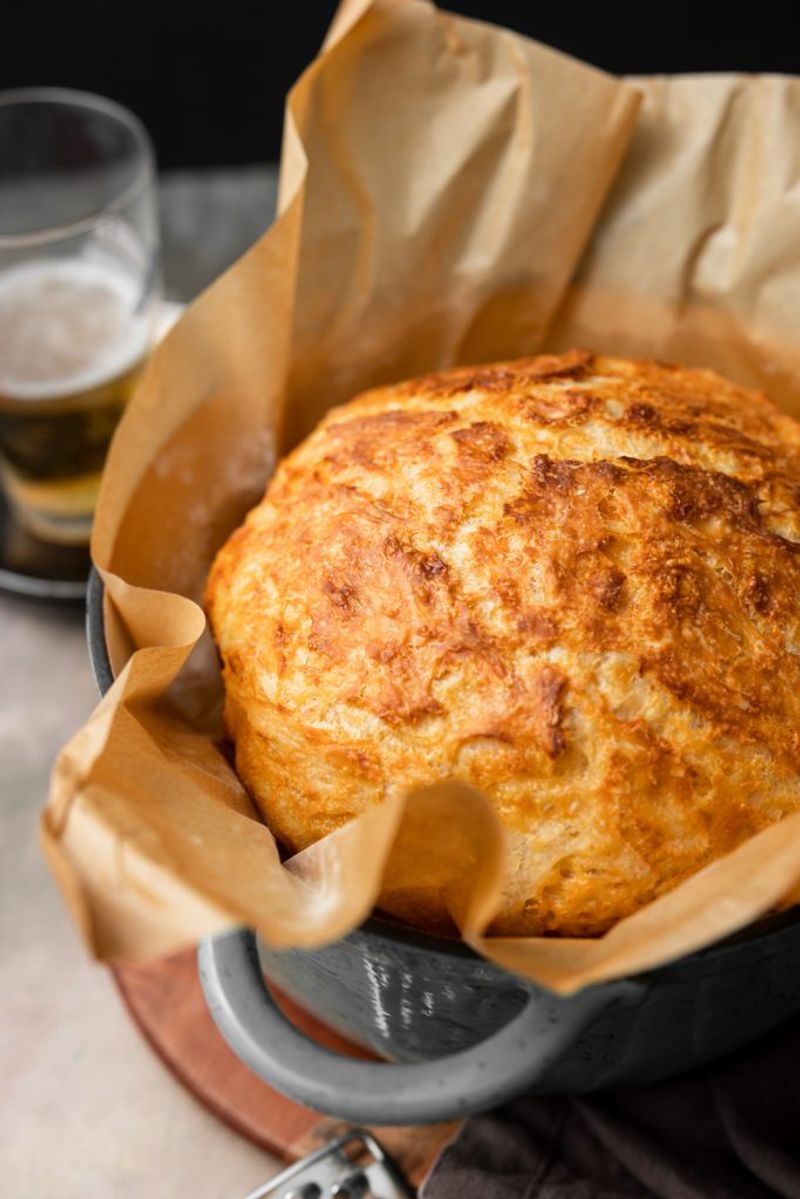 Cheesy Beer Bread Boule
