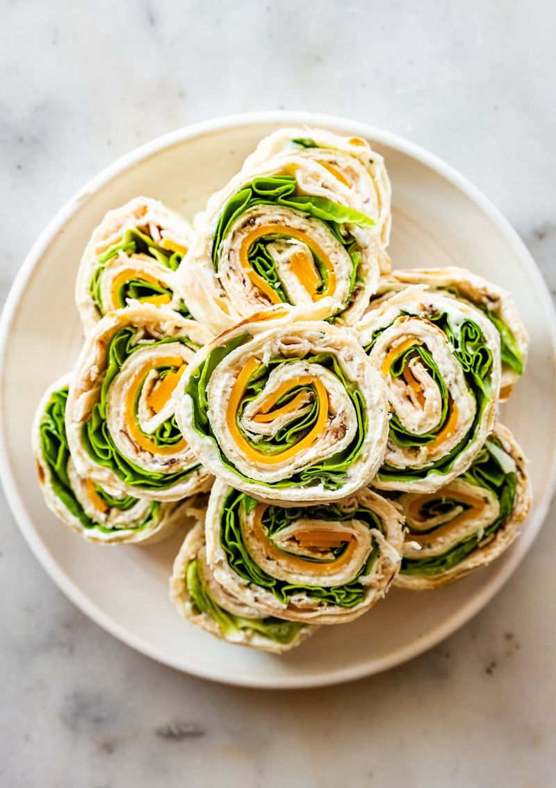 Turkey and Cheese Pinwheels
