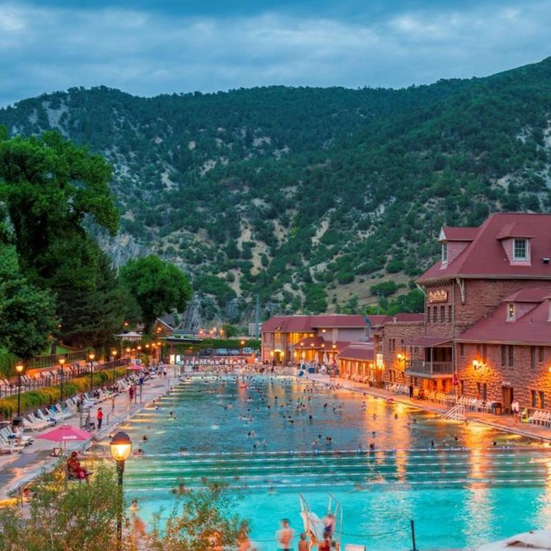 Ouray's Hot Springs Pumpkin Float