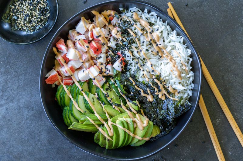 Deconstructed California Sushi Bowl