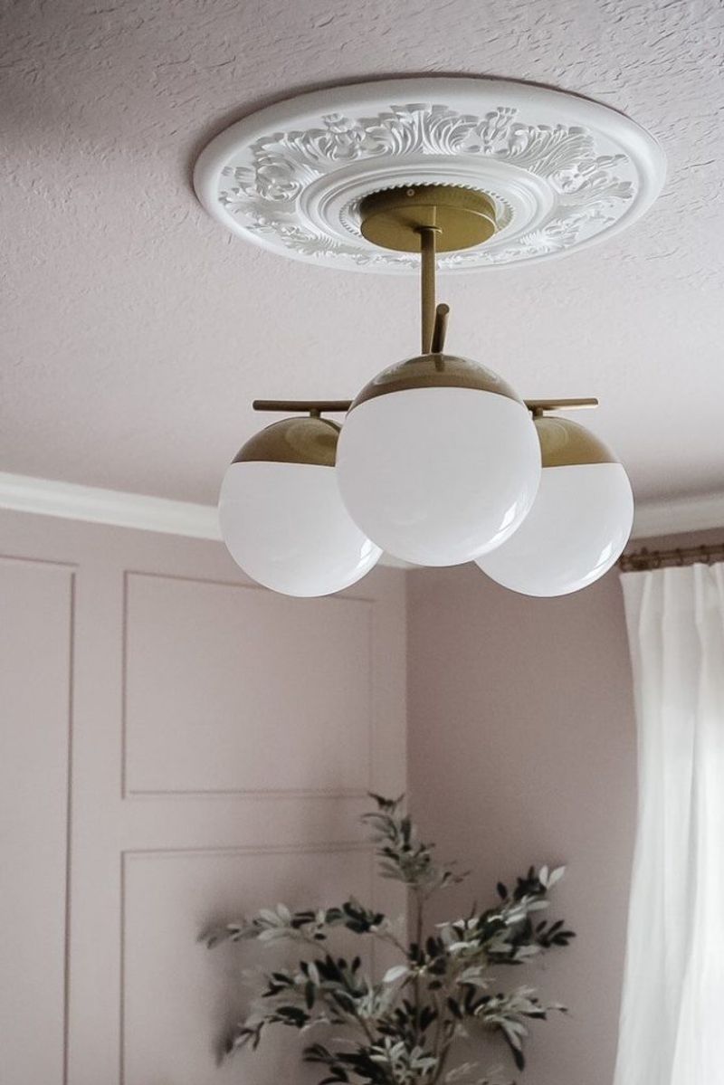 Plaster Ceiling Medallions In Organic Patterns