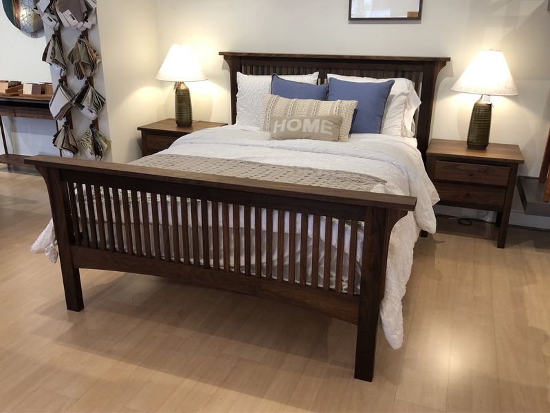 5 Washington Craftsman Bedrooms With Built-In Warmth - Decor Hint Handcrafted Mission-Style Bed Frame in Olympia