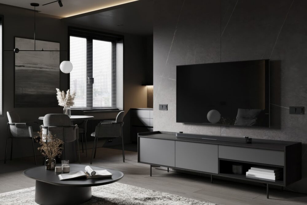 11 Mistakes That Can Make A Living Room Feel Smaller Than It Is - Decor Hint Dark Wall Colors Without Balance - Decor Hint