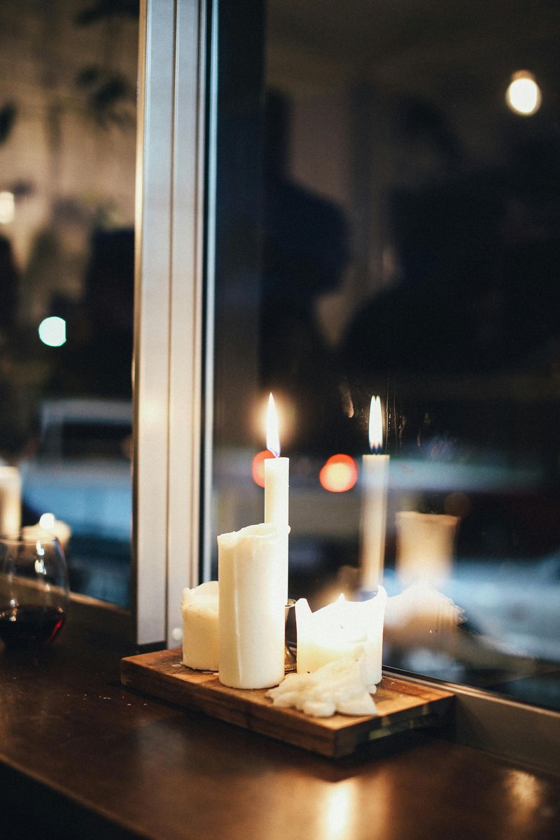 Candles That Are Half-Burned Or Unused