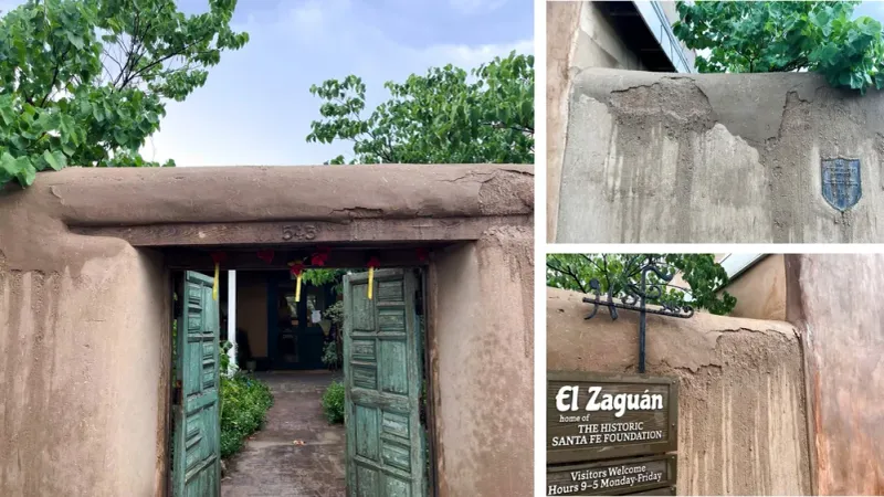 12 New Mexico Pueblo-Style Homes Straight Out Of A Storybook - Decor Hint Zaguan Entryway Passage