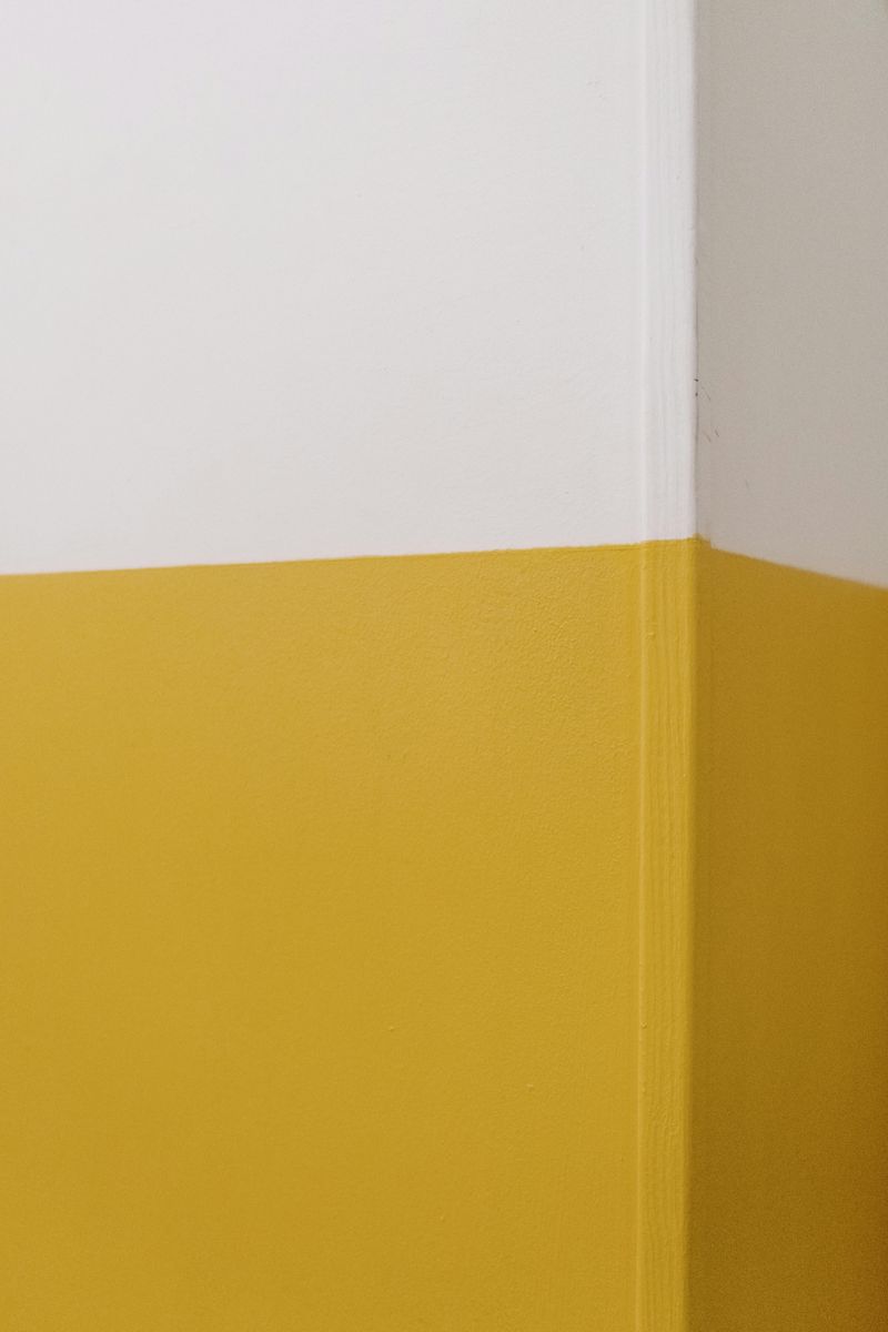 7 Easy Paint Updates For A More Welcoming Entryway - Decor Hint Half-Wall Color Blocking