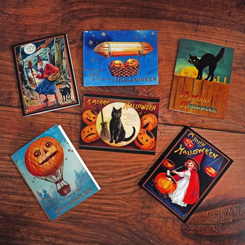 Vintage Shore Postcard Display