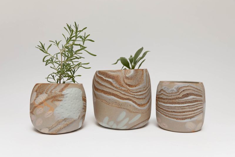 Sandstone Sculptural Vases