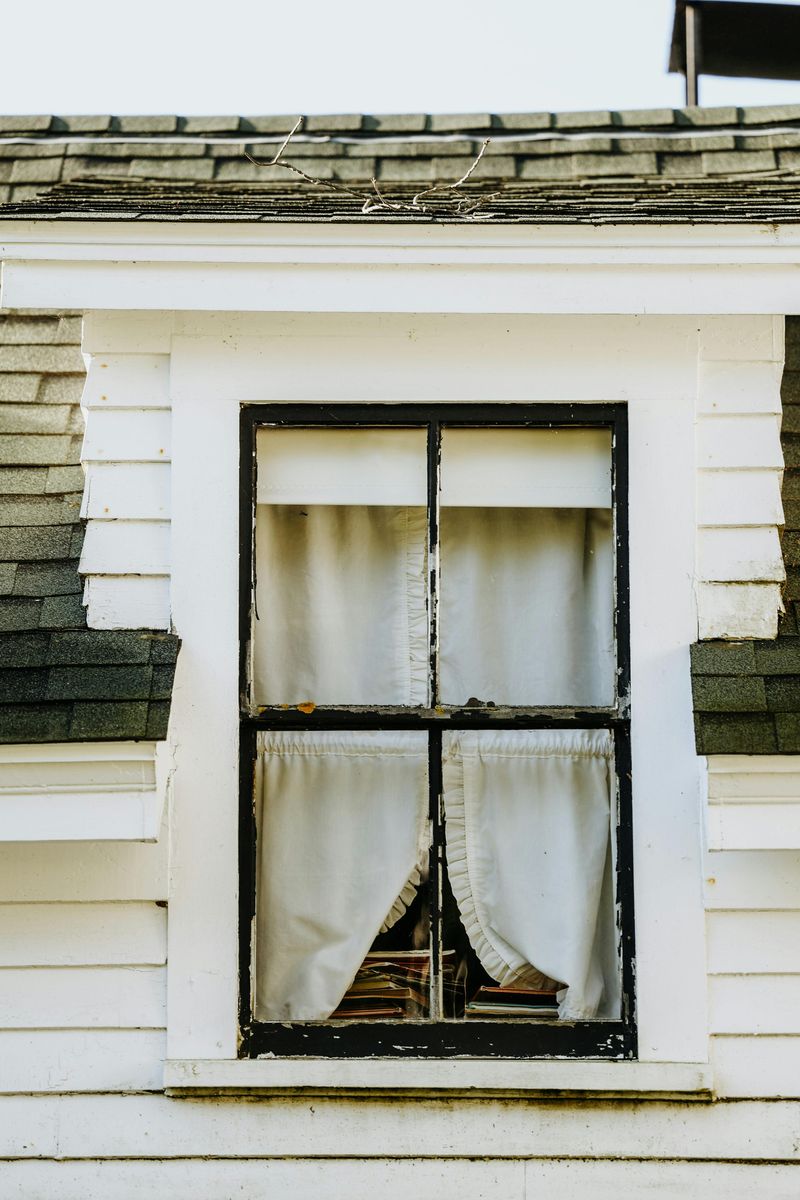 Outdated Curtains Or Broken Blinds