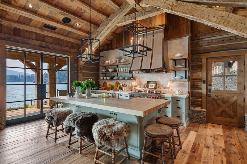 10 Colorado Cabin Kitchens That Glow With Rustic Charm - Decor Hint Open Shelving: Practical Beauty On Display