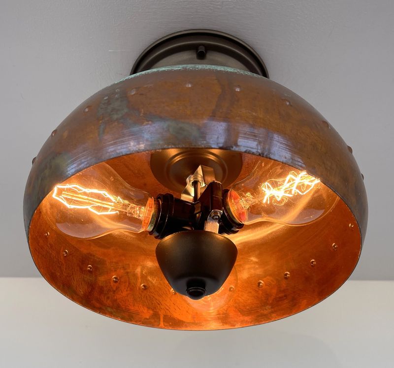 Hammered Copper Fixtures