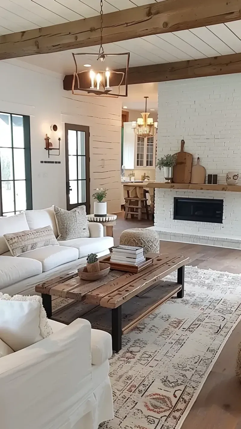 Shiplap Walls Painted In Creamy Whites