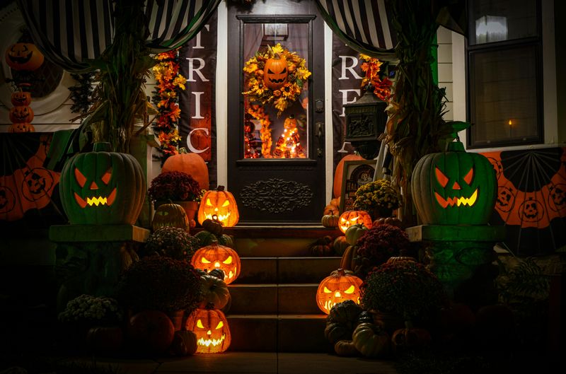 Haunted Porch Entrance