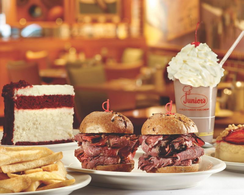 Junior's Restaurant & Bakery: Cheesecake Legend With Serious Deli Cred