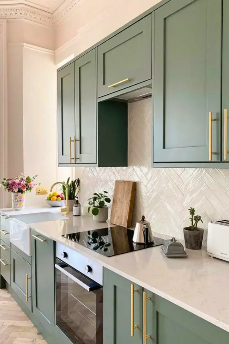 8 Asheville Cottage Kitchens With Olive Green Cabinets That Pop - Decor Hint The Art Of Olive: Asheville Cottage Kitchen Inspiration