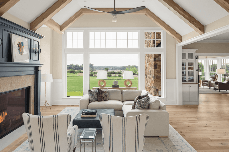Oversized Windows For Natural Light And Scenic Views
