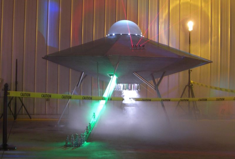 Alien Encounter Light Show At Area 51